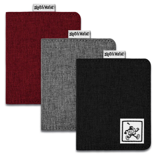Small Canvas Sketch Wallet 2.0 Inky's - The Stkr Store