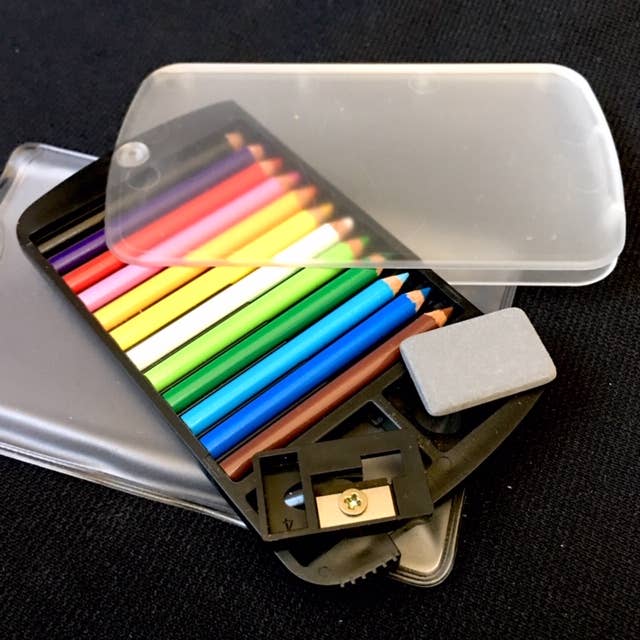 Mini Pencils in Card in Tub Display