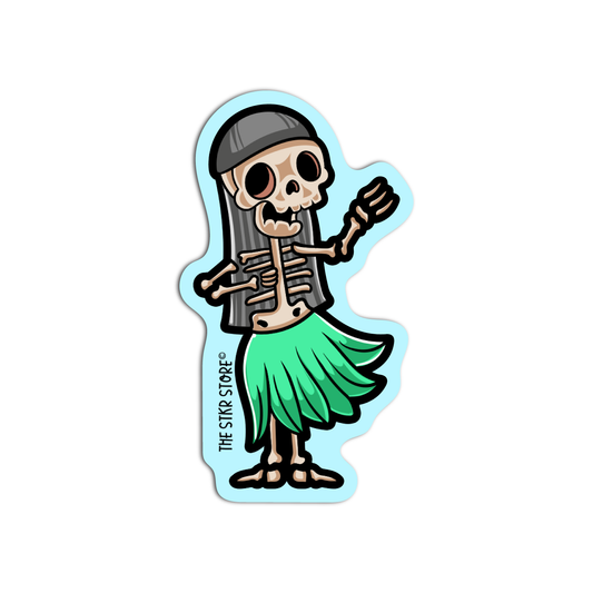 Skeleton Dancer Skeleton Sticker
