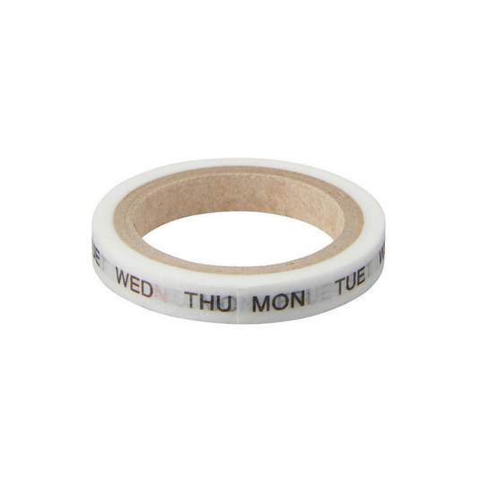 MUJI Masking Tape Days, Dates, Tick Box