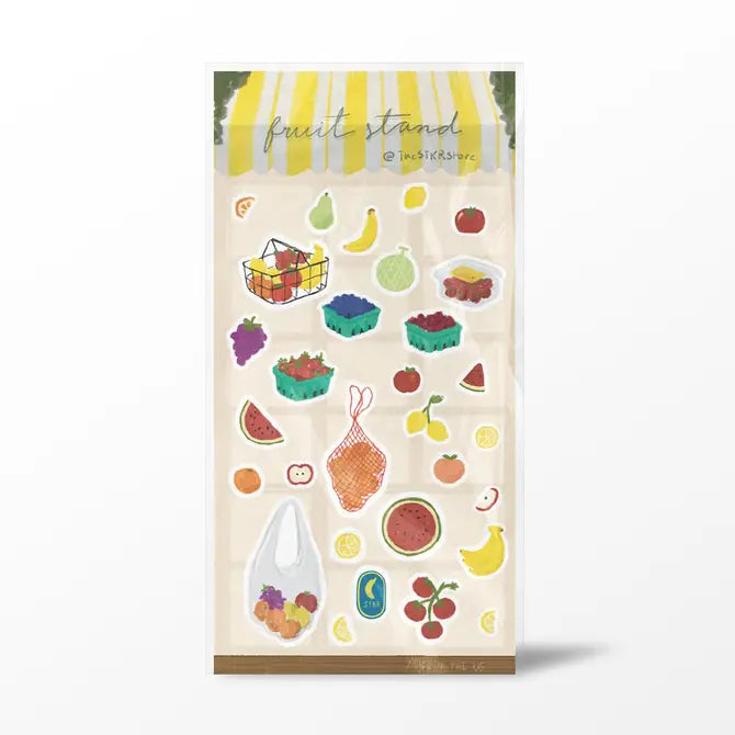 Fruit Stand Sticker Sheet - The Stkr Store