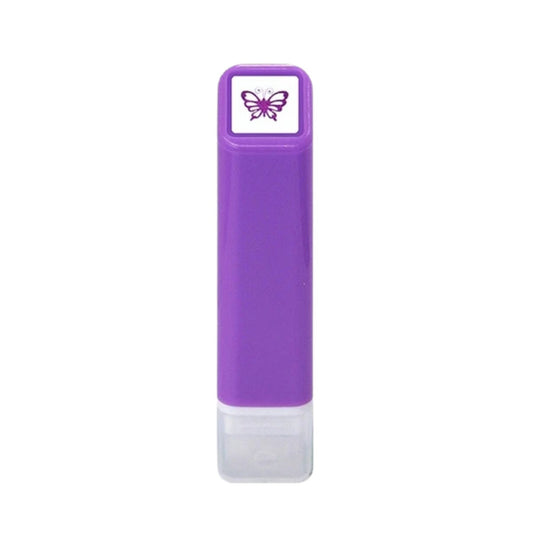 Pink Stamp with Butterfly Icon
