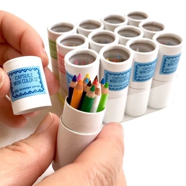 Mini Capsule Color Pencil 12 Set - The Stkr Store