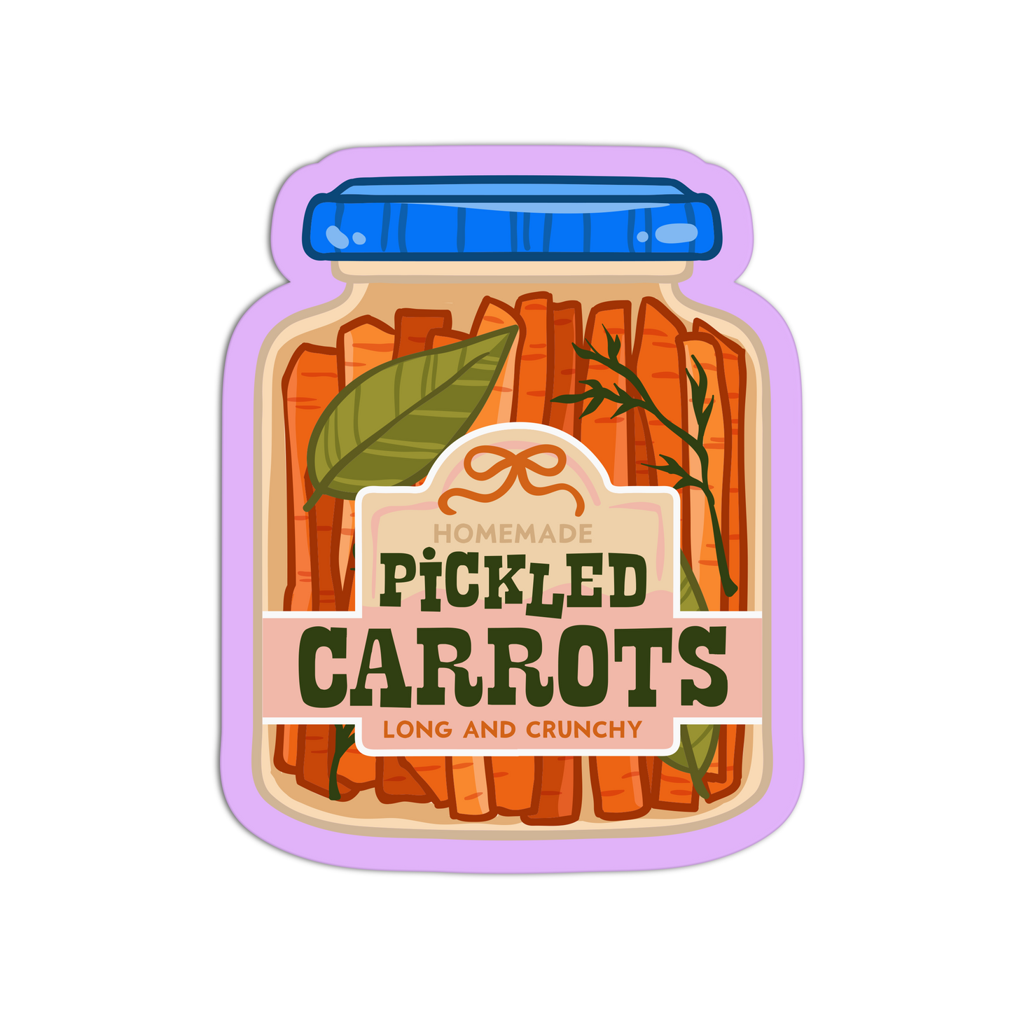 Pickled Carrots - Pickled Series - The Stkr Store