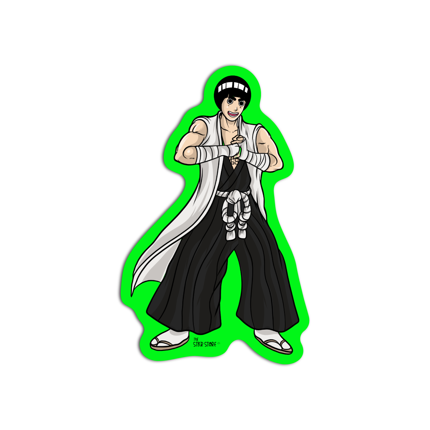 Rock Lee Naruto Cosplay Sticker