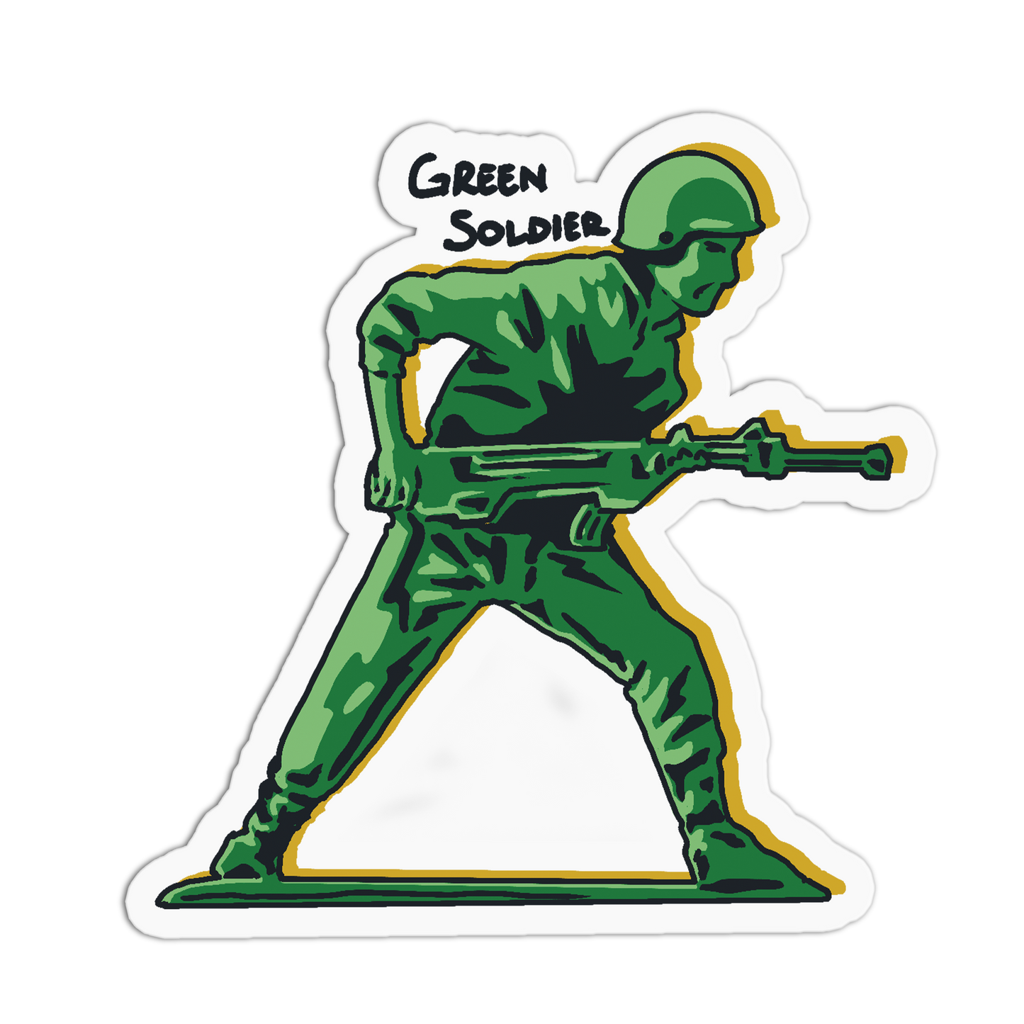 Toy Army Soldier 90's Toys Sticker