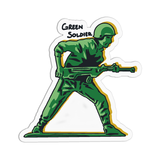 Toy Army Soldier 90's Toys Sticker