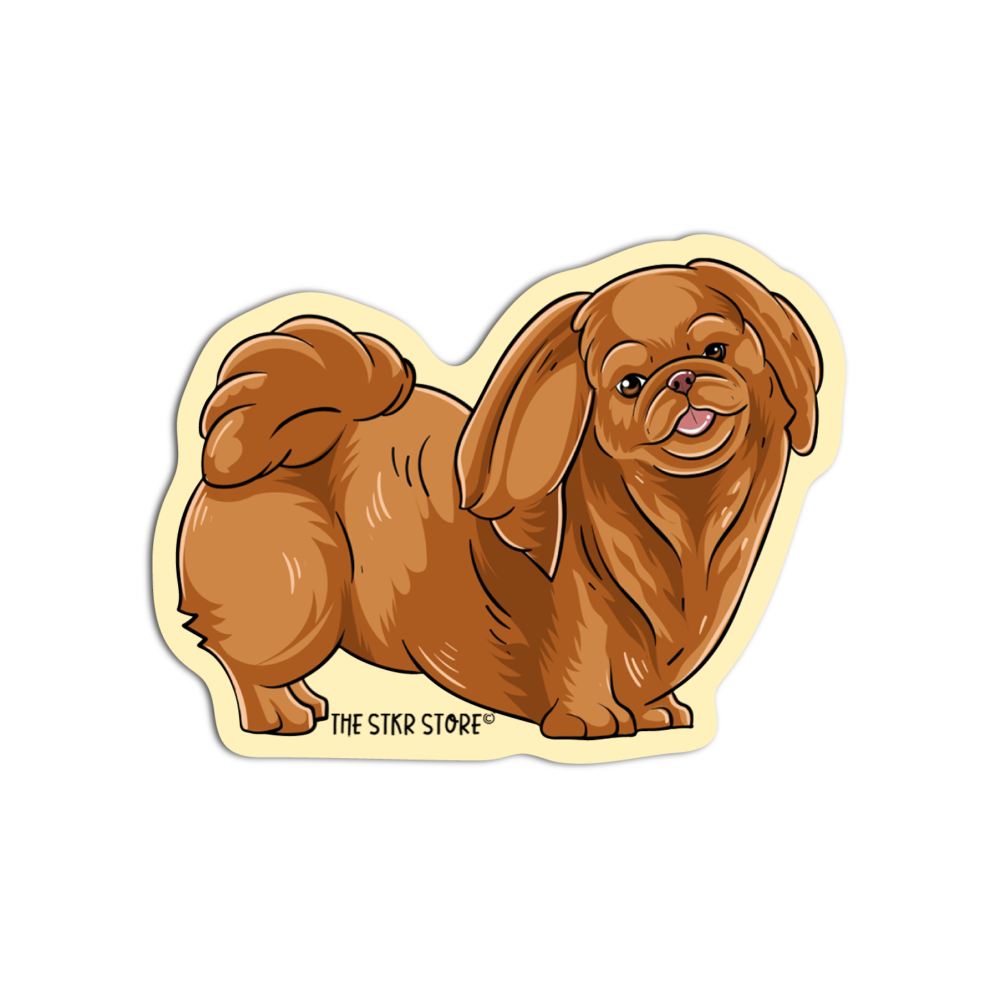 Pekingese Dog Breed Stickers