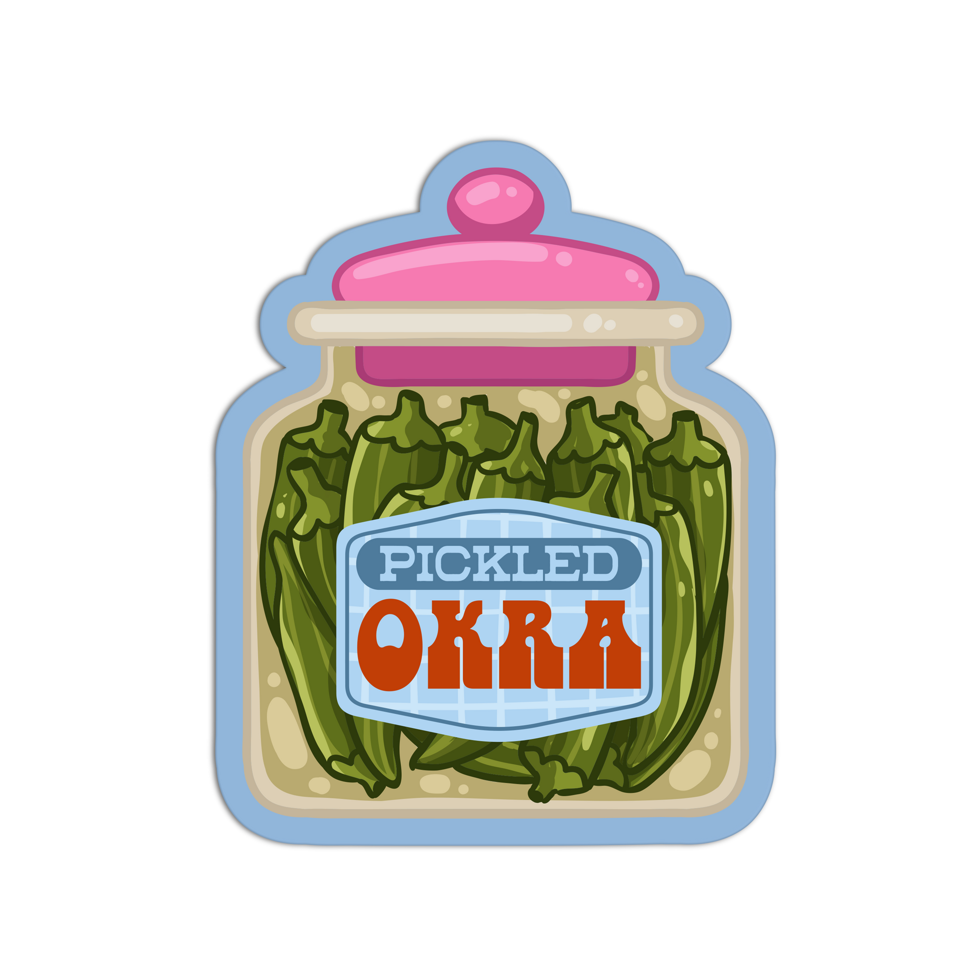 Pickled Okra - Pickled Series - The Stkr Store