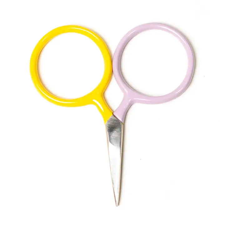Two Tone Circle Mini Scissors