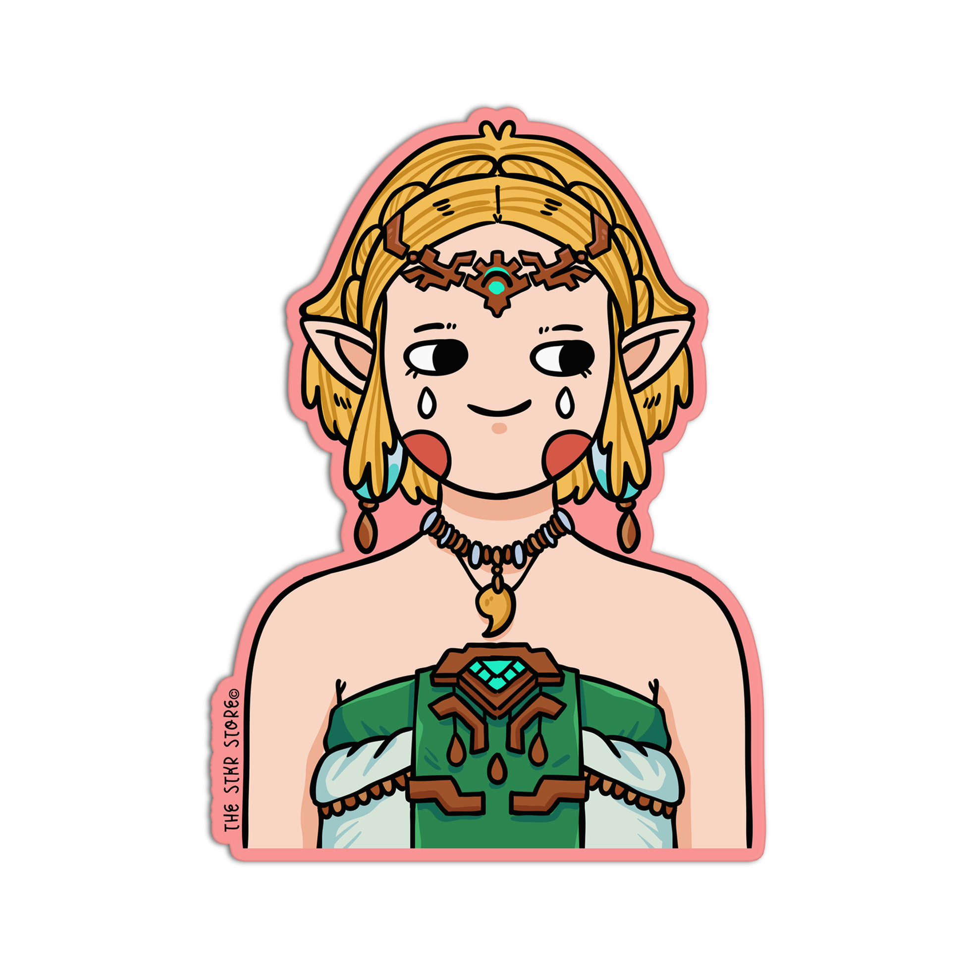Zelda Short Hair Legend of Zelda Sticker