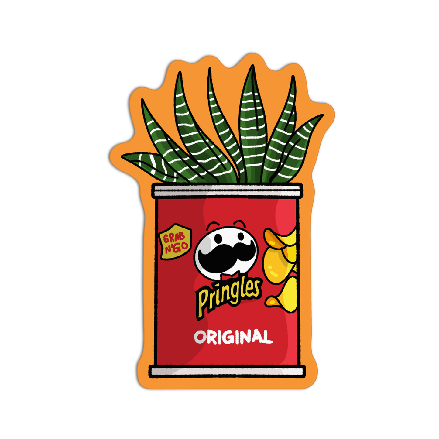 Pringles Planters Sticker