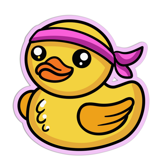 Workout Rubber Duck Stickers