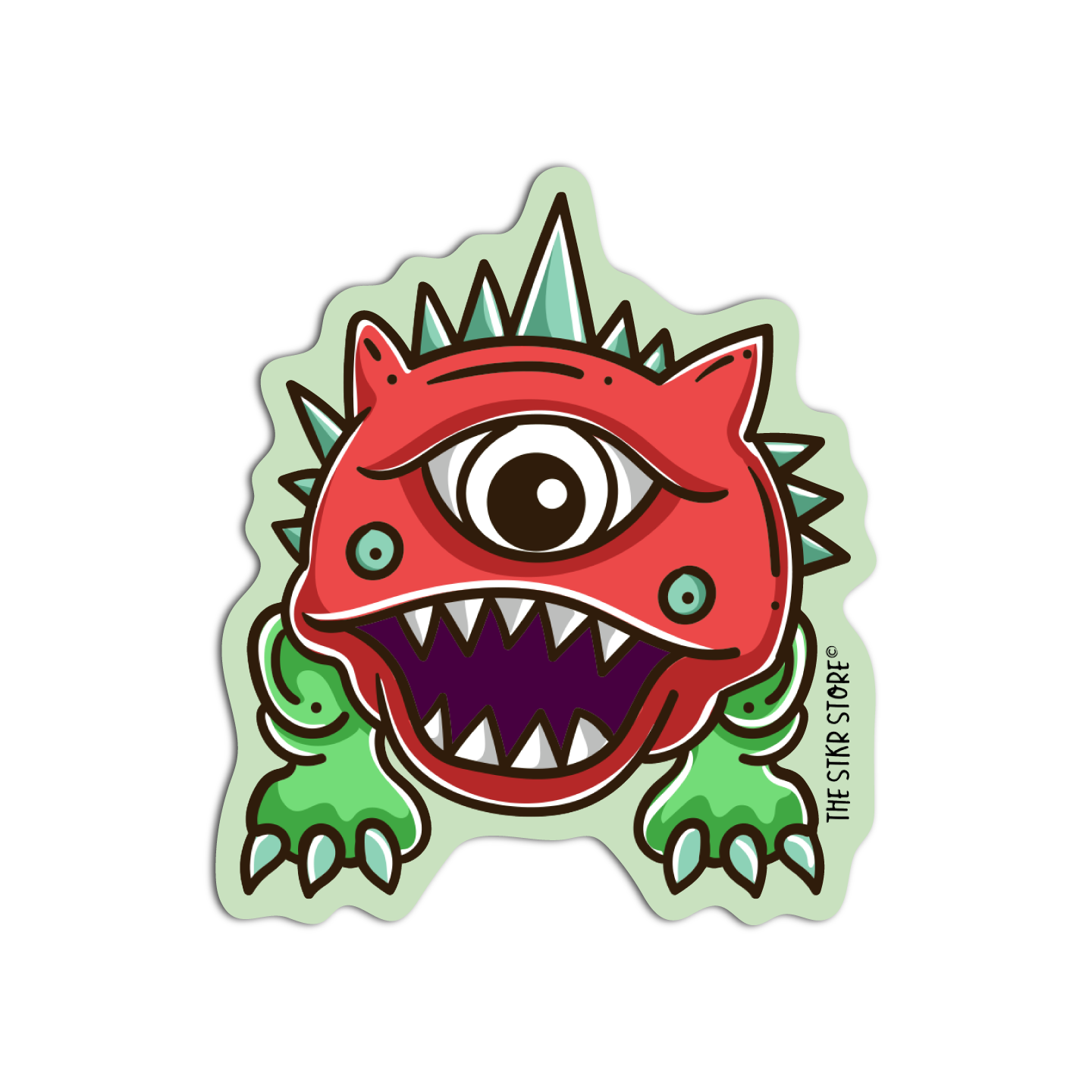 Dead beast Monster Sticker