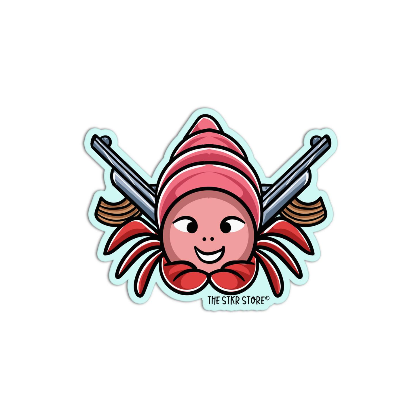 Lobster Killer Animals with weapon Stickers