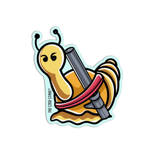 Snail Killer Animals with weapon Stickers