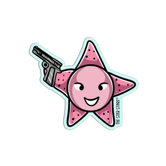 Starfish Killer Animals with weapon Stickers