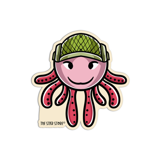 Octopus Killer Animals with weapon Stickers