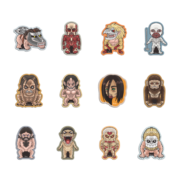 Attack on Titan (Titan Form) Sticker Pack