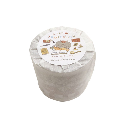 Washi tape roll of a cat