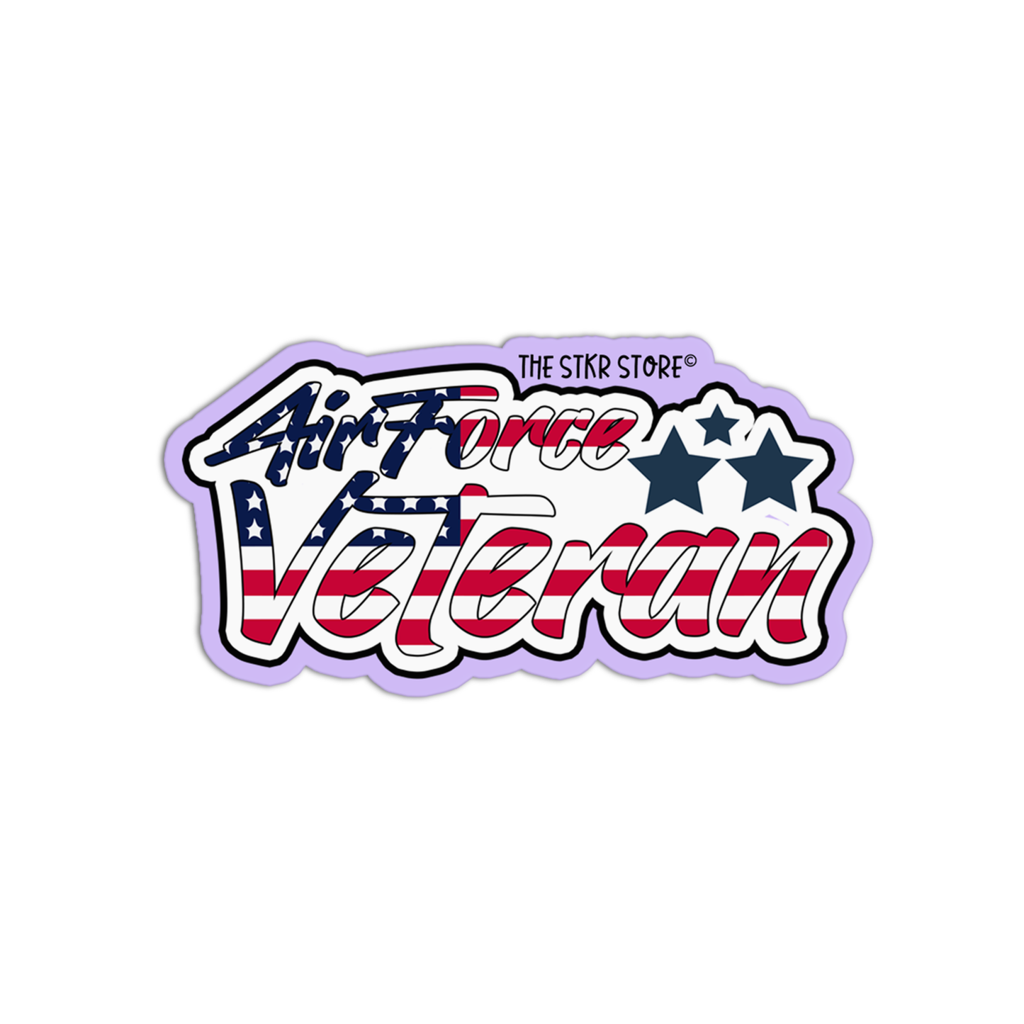 Airforce Veteran Sticker