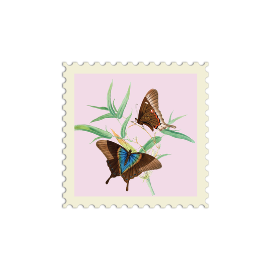 Butterfly Stamp Stickers