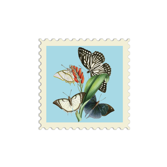 Butterfly Stamp Stickers