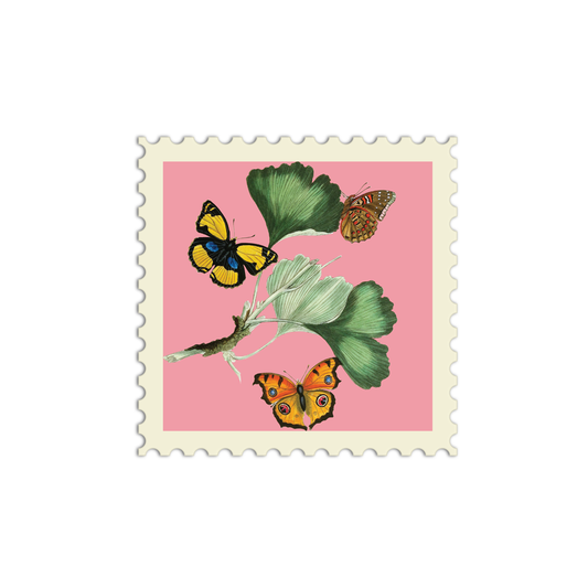 Butterfly Stamp Stickers