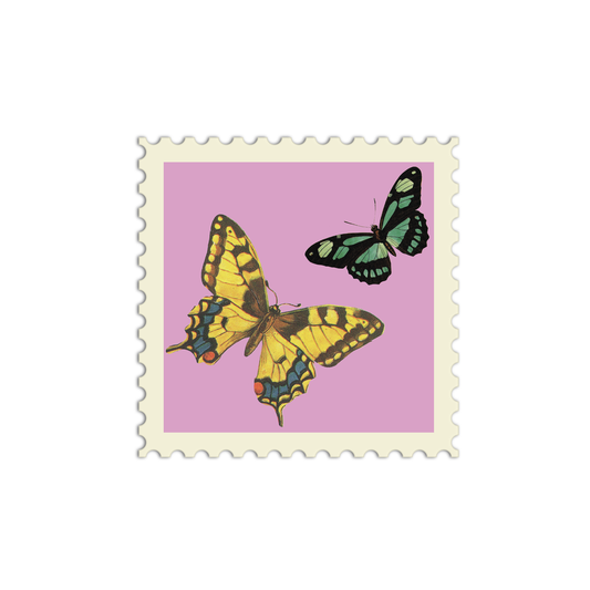 Butterfly Stamp Stickers