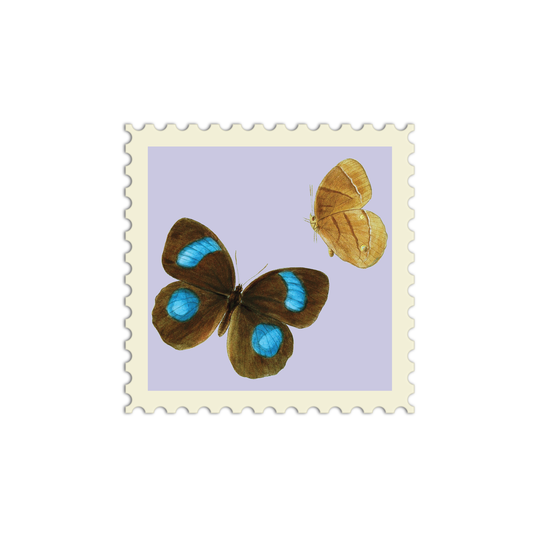 Butterfly Stamp Stickers