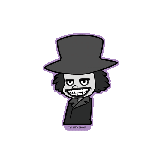 Man with Top Hat Horror Sticker