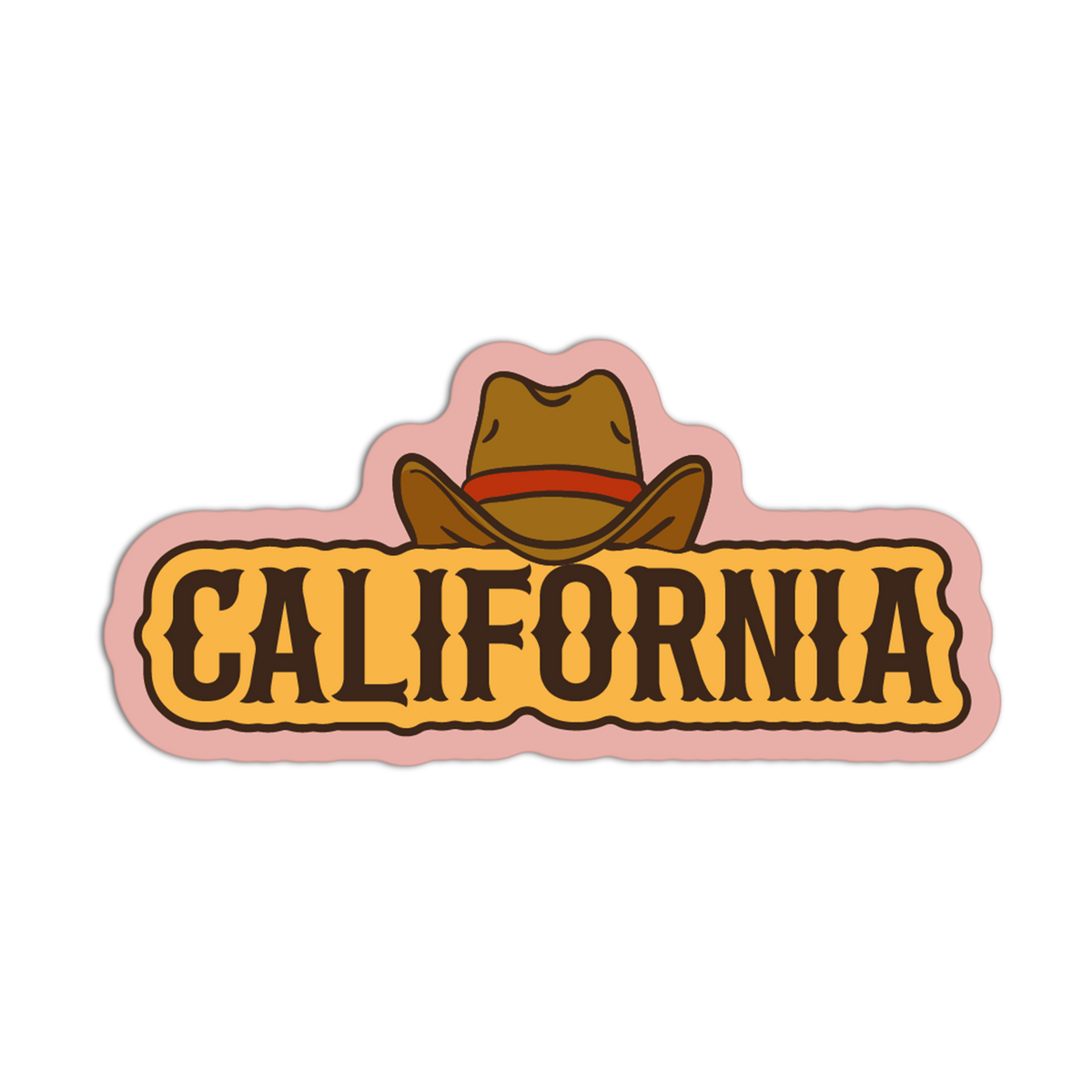Sombrero Hat - California Cowboy Vibe Sticker