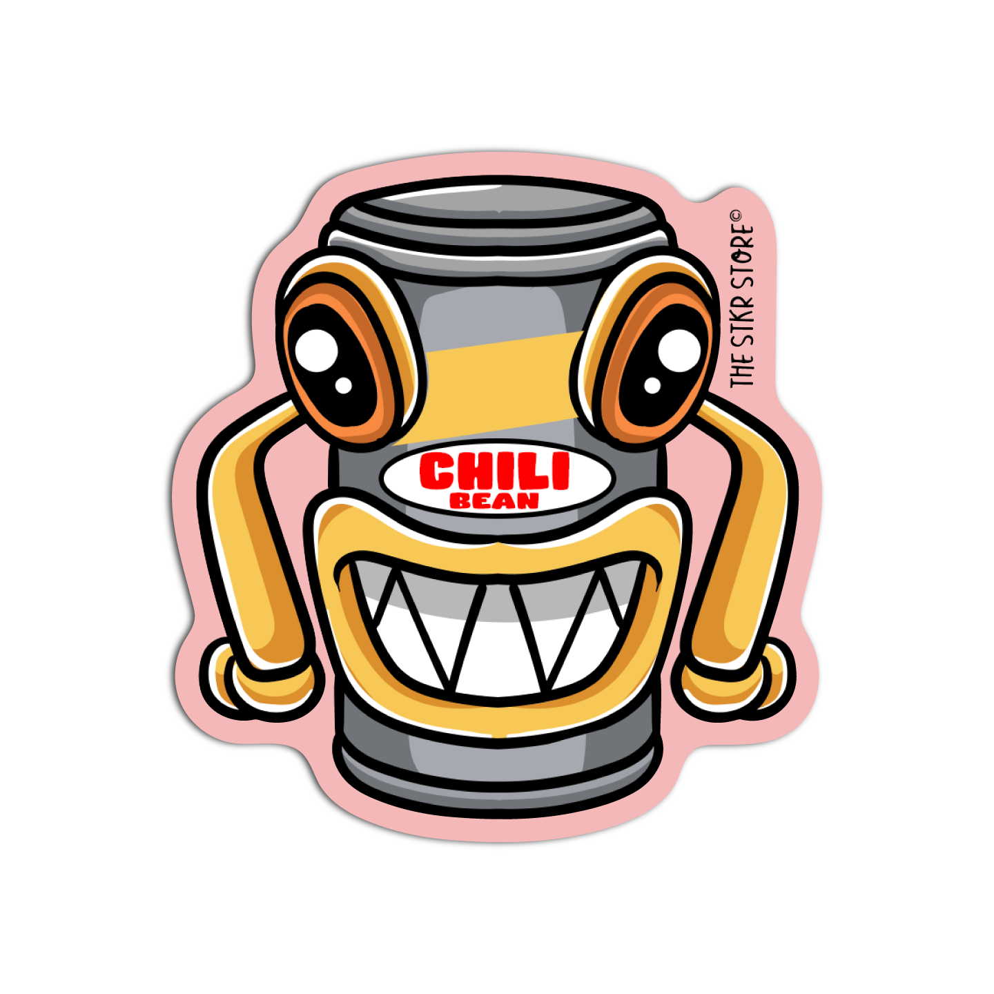 Chili Bean Pantry Monster Sticker