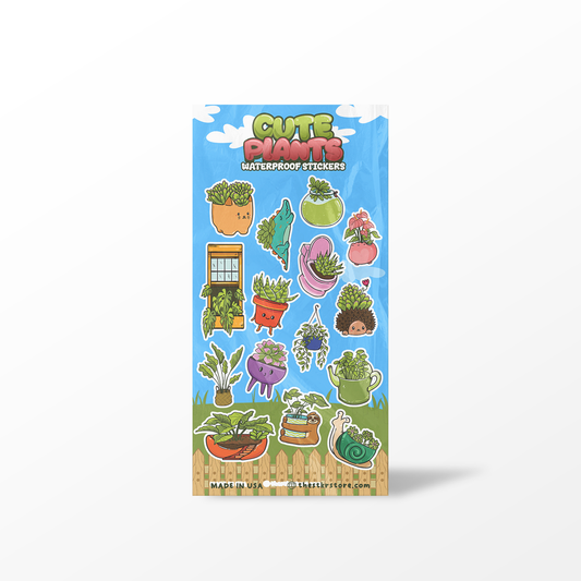 Cute Plants Sticker Sheet