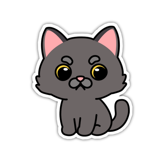 Midnight Curiosity Cute Cat Stickers