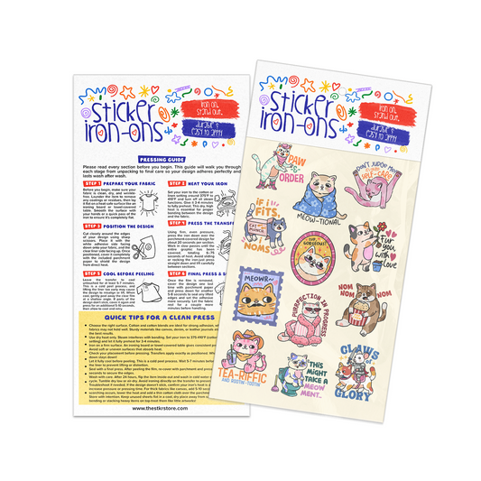 Cats Sticker Iron-Ons