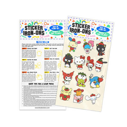 Sanrio Strawberry Sticker Iron-Ons