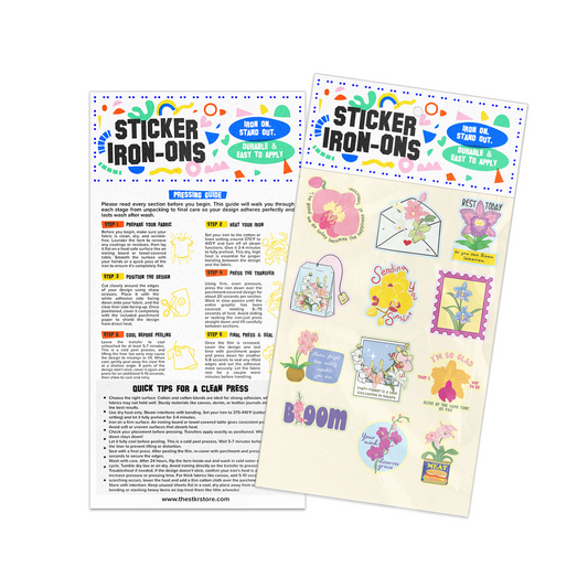 Orchids Sticker Iron-Ons