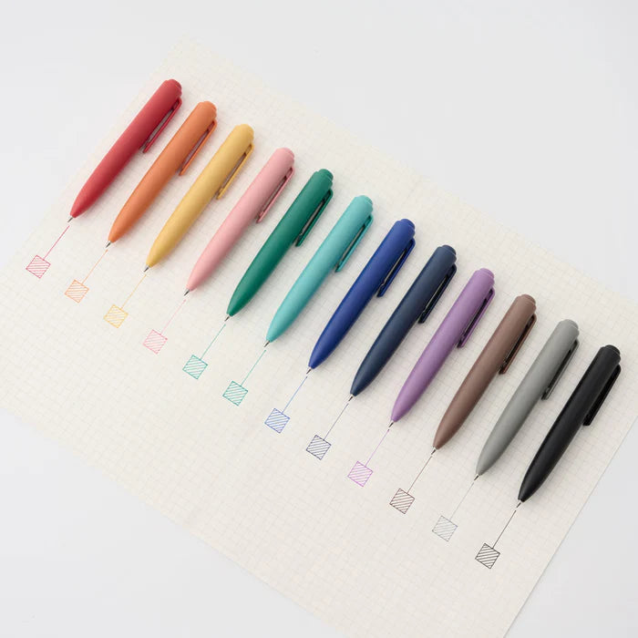 MUJI Compact Gel Ink Pen Press Type - 0.5mm