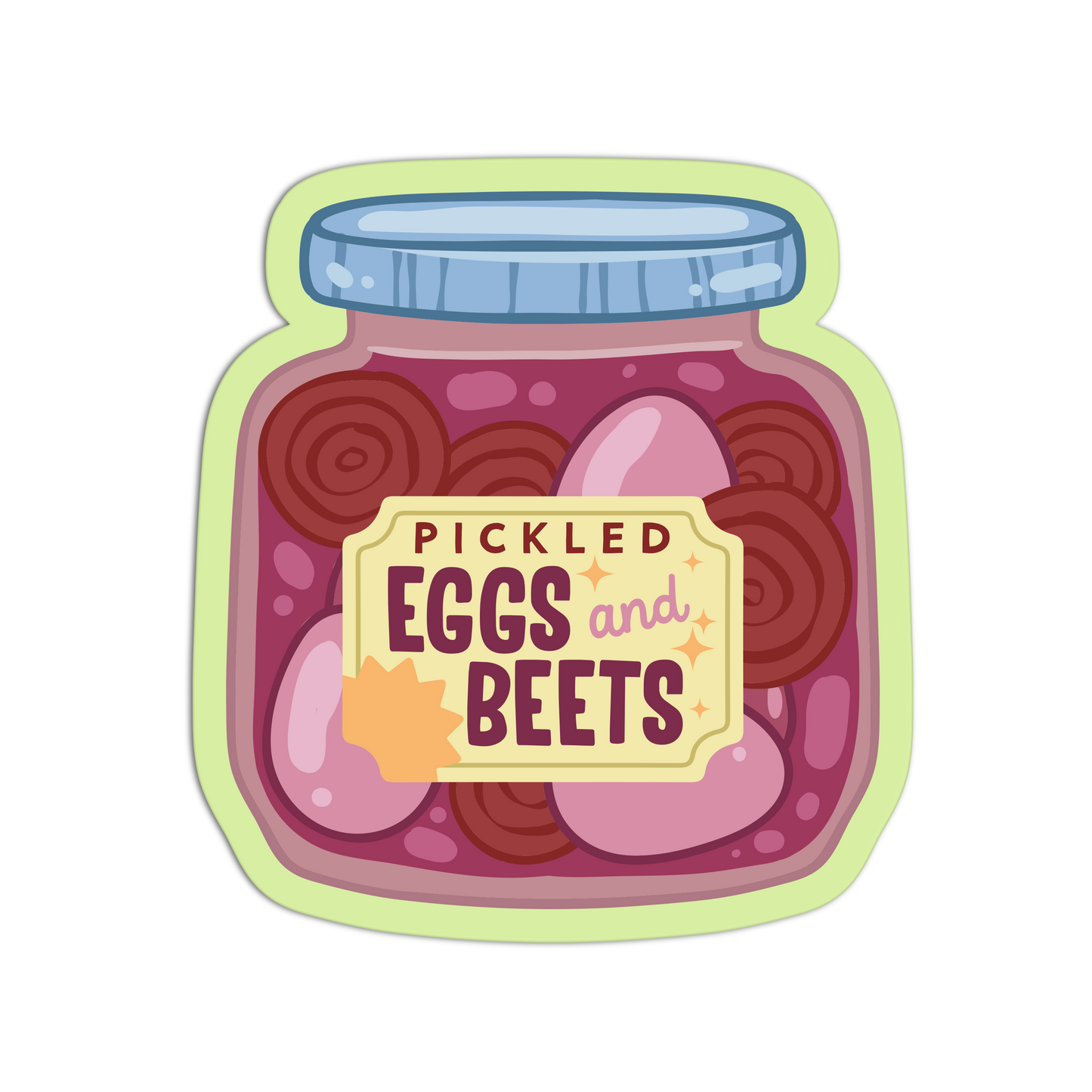 Pickled Eggs and Beets - Pickled Series - The Stkr Store