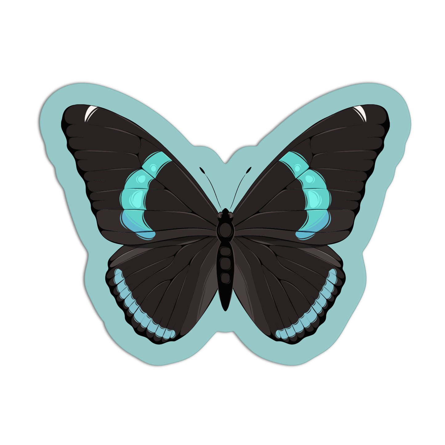 Diaethria Clymena butterfly Sticker