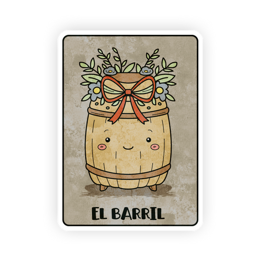 El Barril - La Loteria Sticker