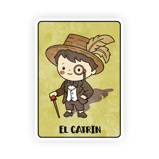 El Catrin - La Loteria Sticker
