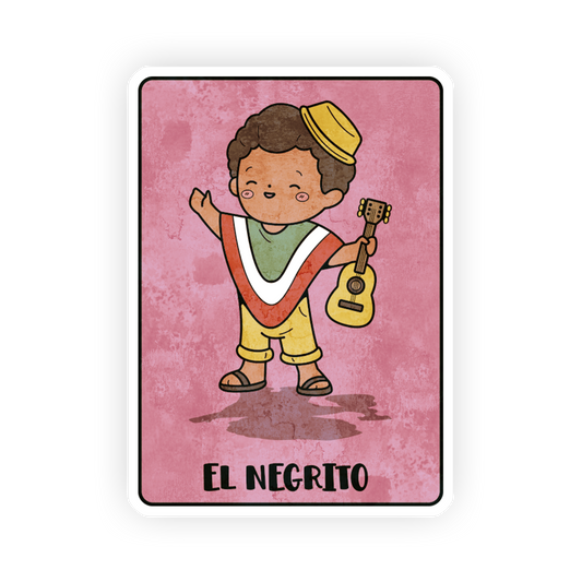 El Negrito - La Loteria Sticker
