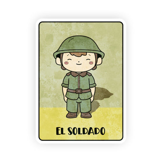 El Soldado - La Loteria Sticker