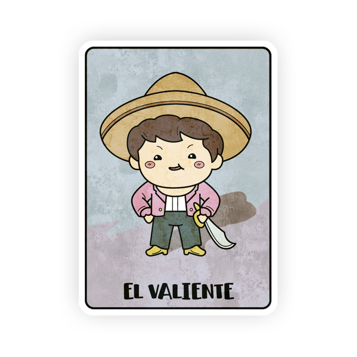 El Valiente - La Loteria Sticker