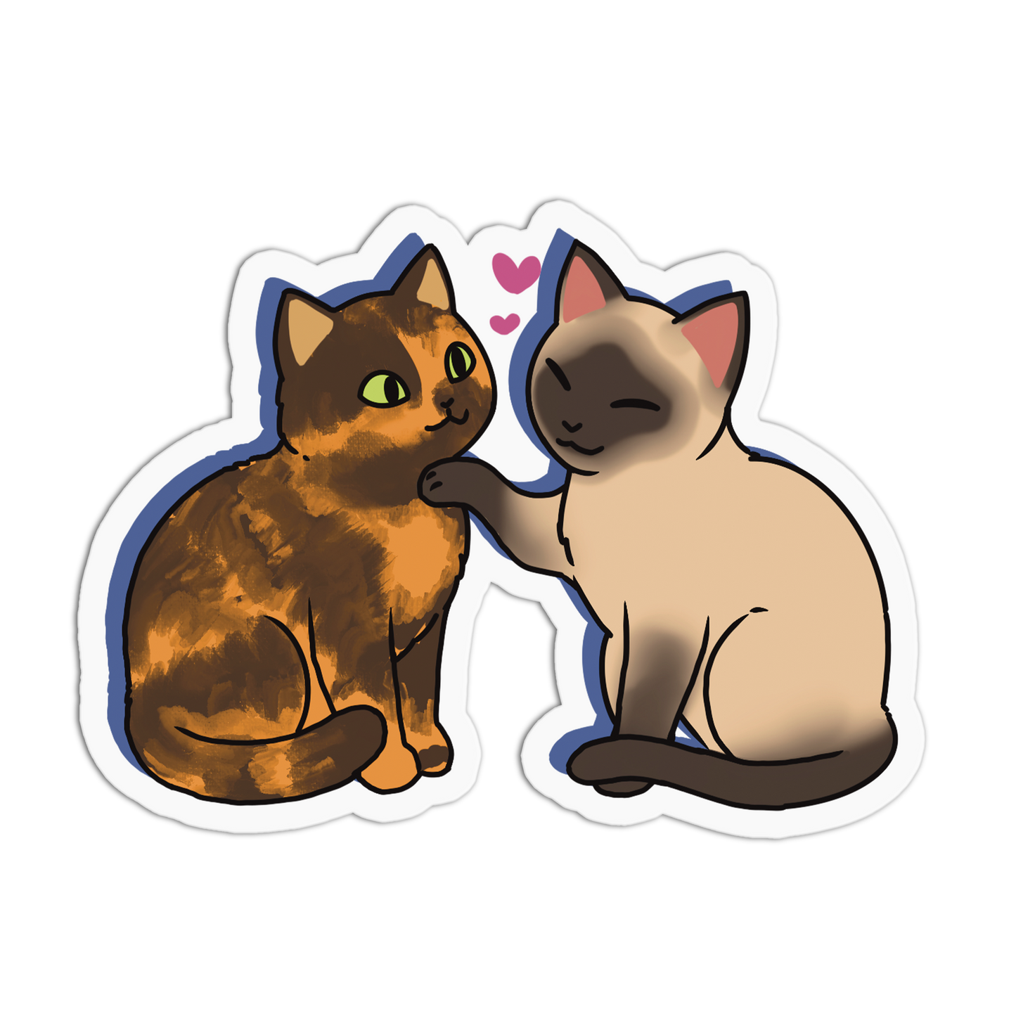 Sweet Heart Duo - El Gato Sticker