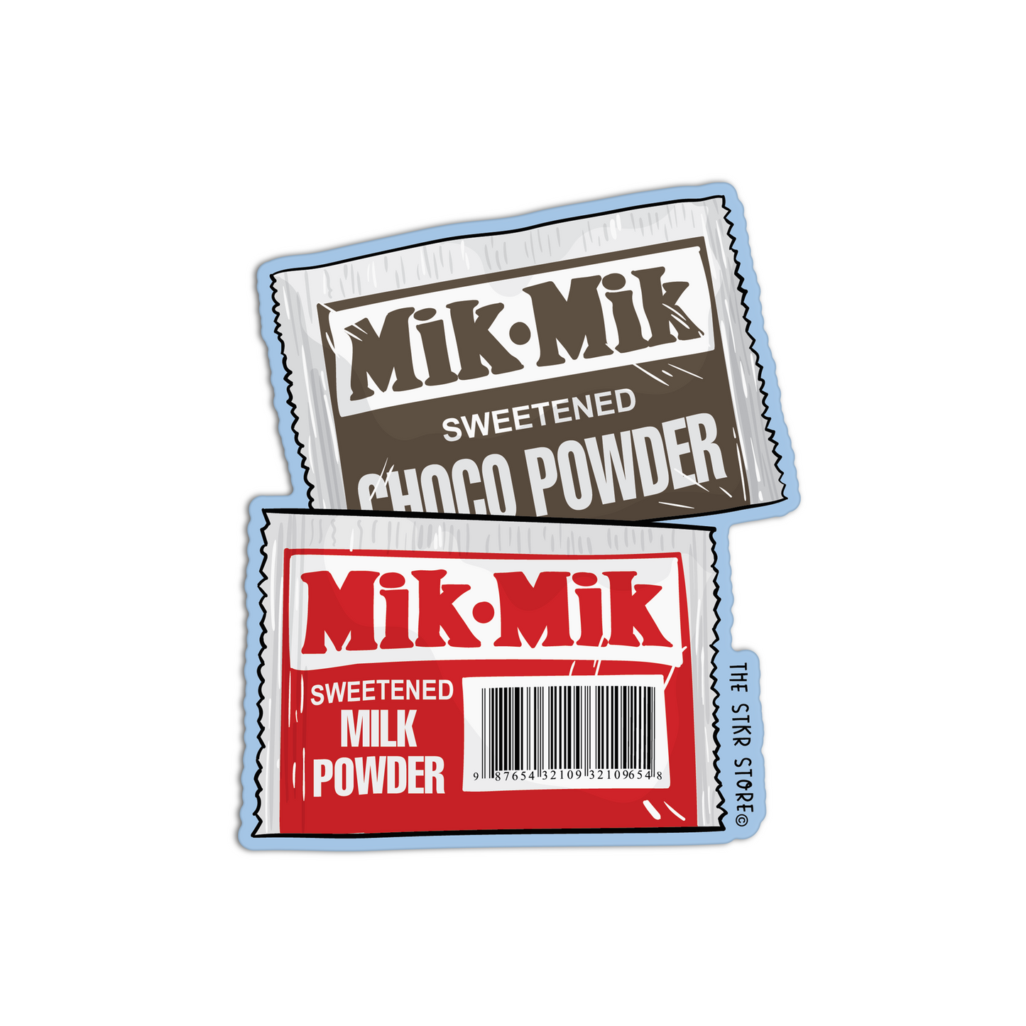 Mik-Mik MilkPowder Filipino Snacks Sticker