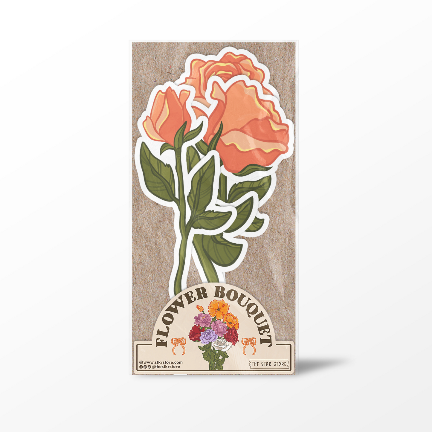 Flower Stickers Surprise Sticker Pack - Orange Version