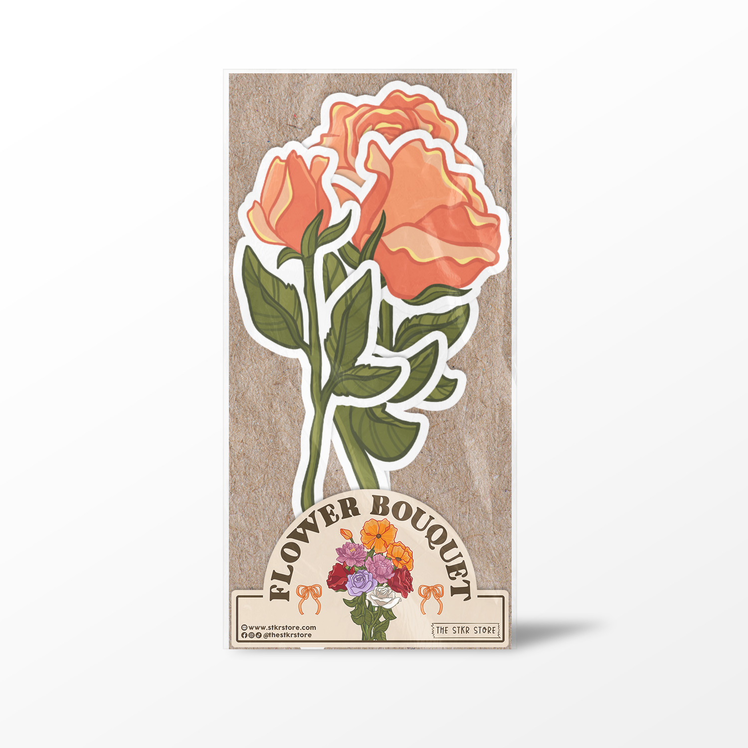 Flower Stickers Surprise Sticker Pack - Orange Version